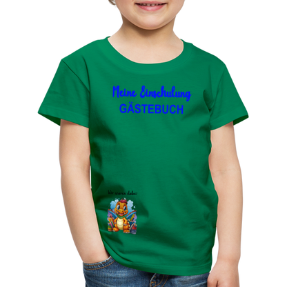 Kinder Premium T-Shirt "Gästebuch2" - Kelly Green