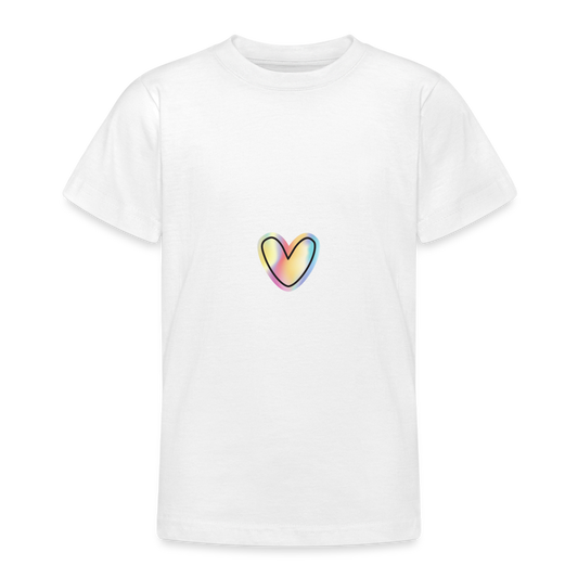 Teenager T-Shirt "Love is Love" - weiß