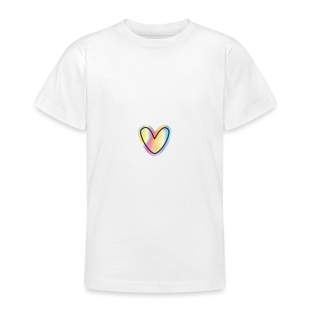Teenager T-Shirt "Love is Love" - weiß
