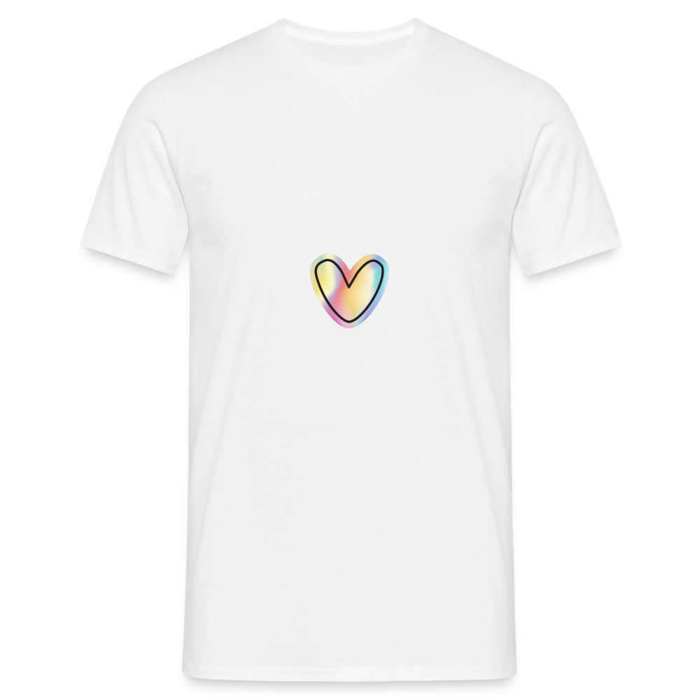 Männer T-Shirt "Love is Love" - weiß