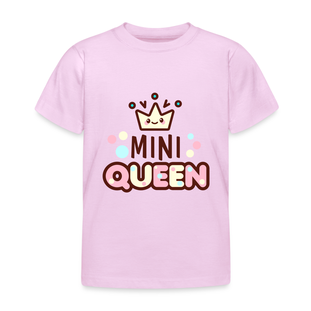 Kinder T-Shirt "Mini Queen" - Hellrosa