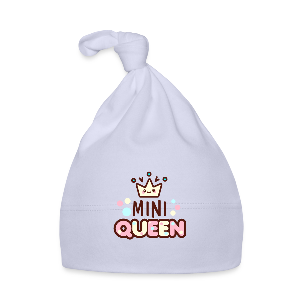 Baby Mütze "Mini Queen" - Sky