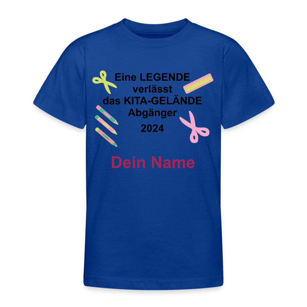 Teenager T-Shirt „Eine Legende 2“ - Royalblau