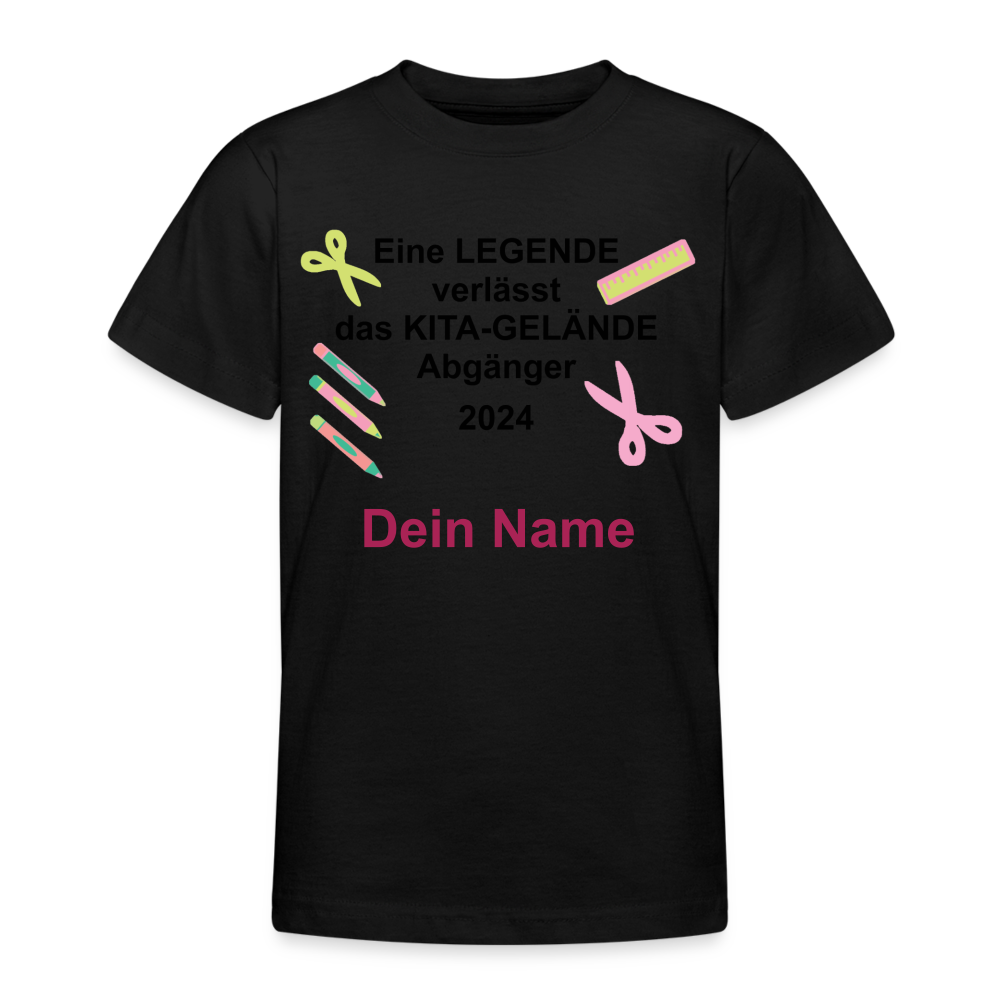 Teenager T-Shirt „Eine Legende 2“ - Schwarz