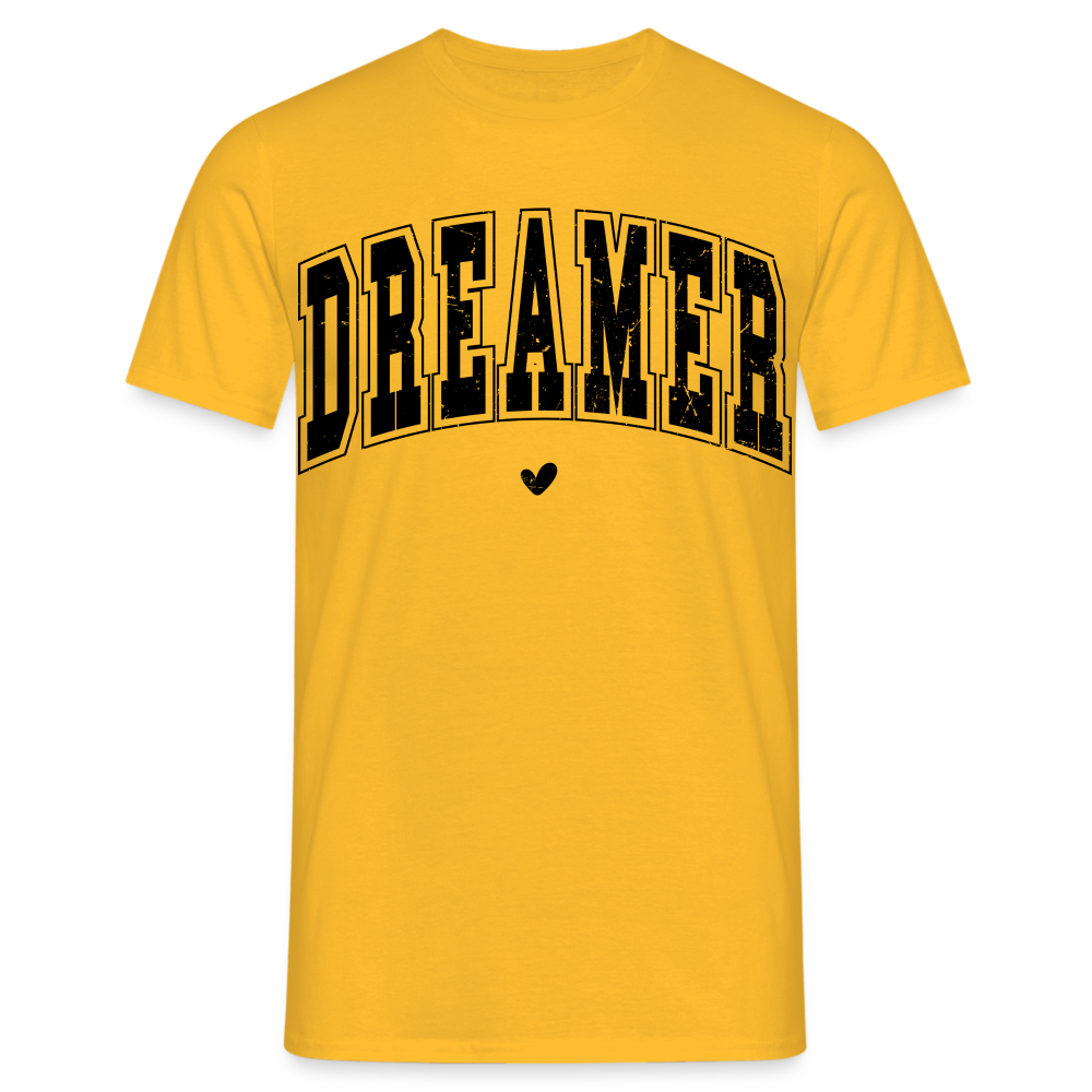 Männer T-Shirt "DREAMER" - Gelb