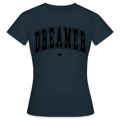Frauen T-Shirt "DREAMER" - Navy