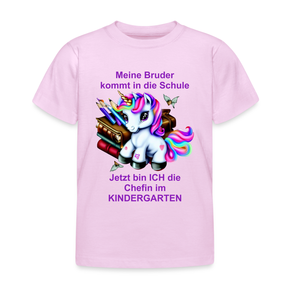 Kinder T-Shirt "Mein Bruder..." - Hellrosa
