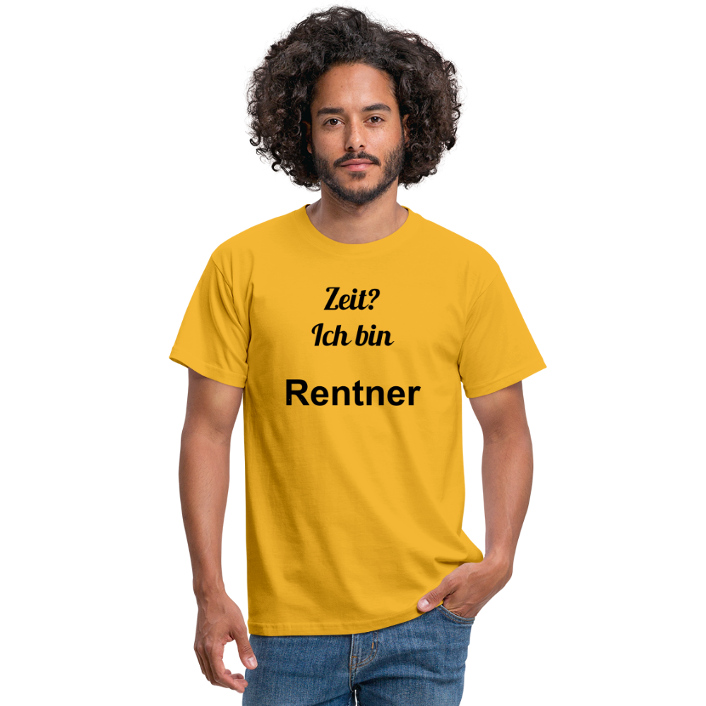Männer T-Shirt - Gelb