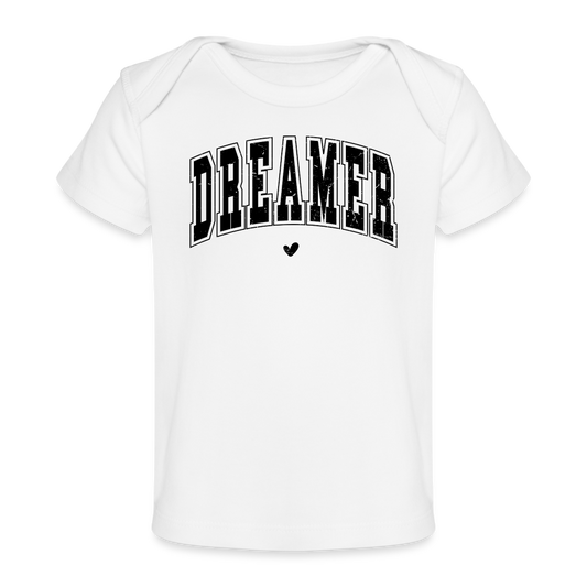 Baby Bio-T-Shirt "Dreamer" - weiß