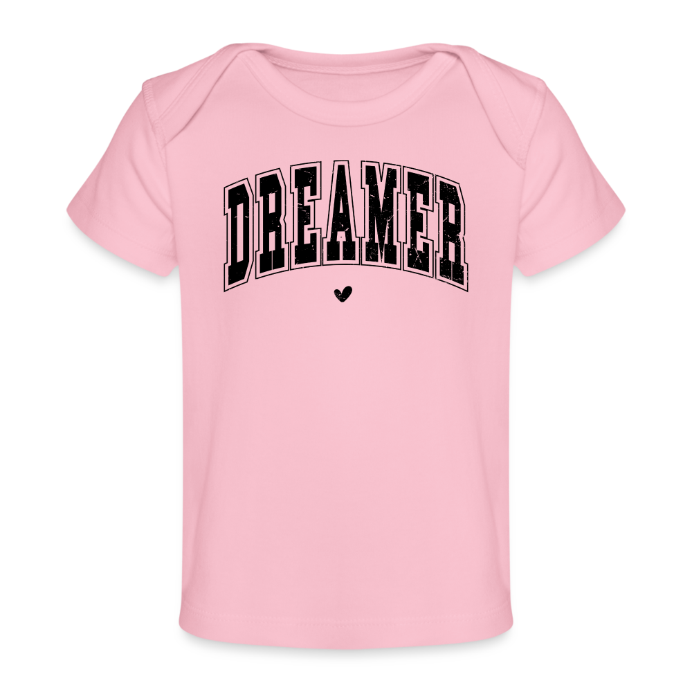 Baby Bio-T-Shirt "Dreamer" - Hellrosa