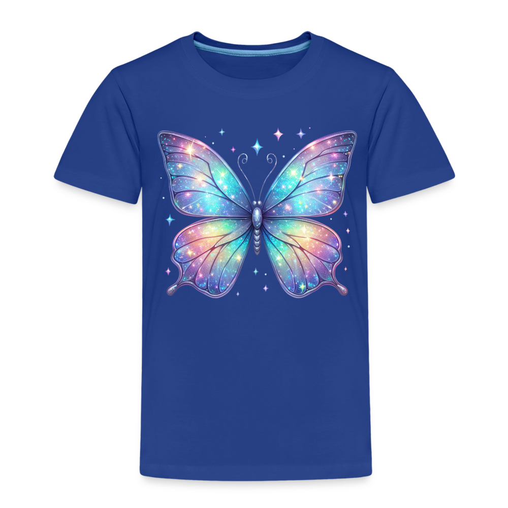Kinder Premium T-Shirt "Schmetterling3" - Königsblau