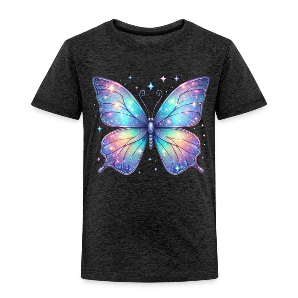 Kinder Premium T-Shirt "Schmetterling3" - Anthrazit
