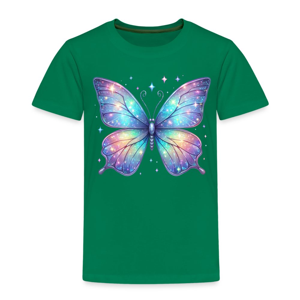 Kinder Premium T-Shirt "Schmetterling3" - Kelly Green