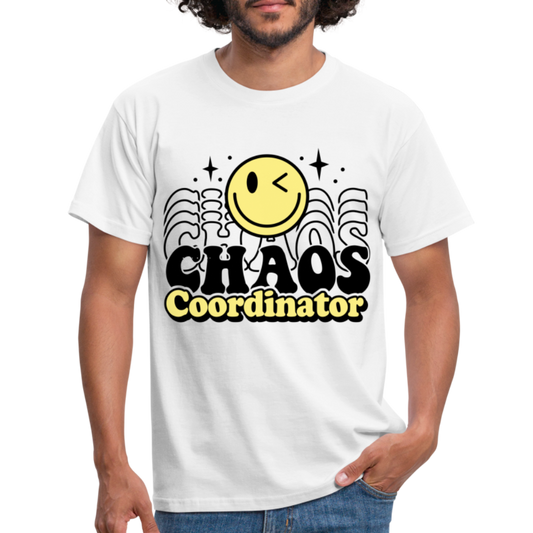 Männer T-Shirt "CHAOS Coordinator" - weiß