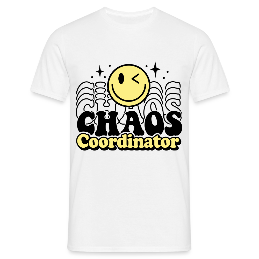Männer T-Shirt "CHAOS Coordinator" - weiß