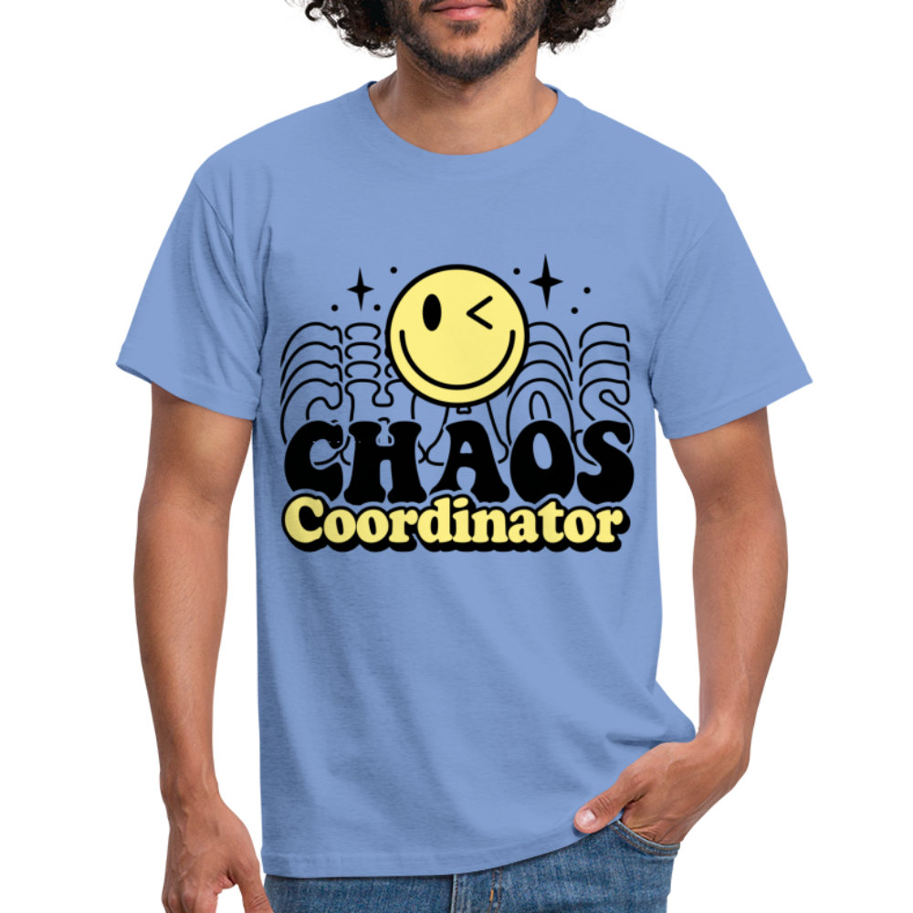 Männer T-Shirt "CHAOS Coordinator" - carolina blue