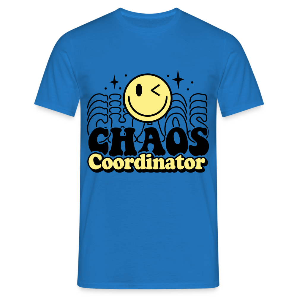 Männer T-Shirt "CHAOS Coordinator" - Royalblau