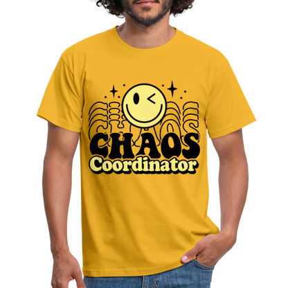 Männer T-Shirt "CHAOS Coordinator" - Gelb