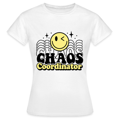 Frauen T-Shirt "CHAOS Coordinator" - weiß