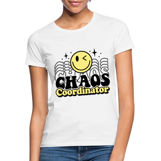 Frauen T-Shirt "CHAOS Coordinator" - weiß