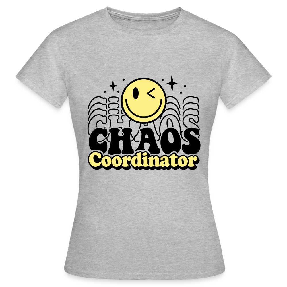 Frauen T-Shirt "CHAOS Coordinator" - Grau meliert