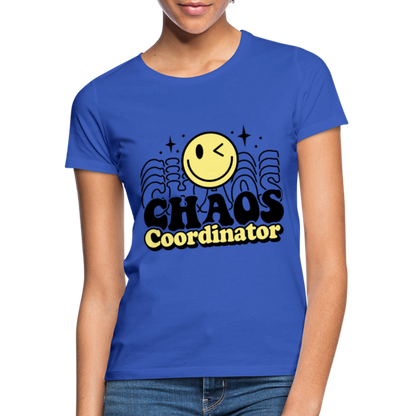 Frauen T-Shirt "CHAOS Coordinator" - Royalblau