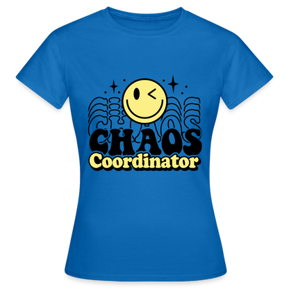Frauen T-Shirt "CHAOS Coordinator" - Royalblau