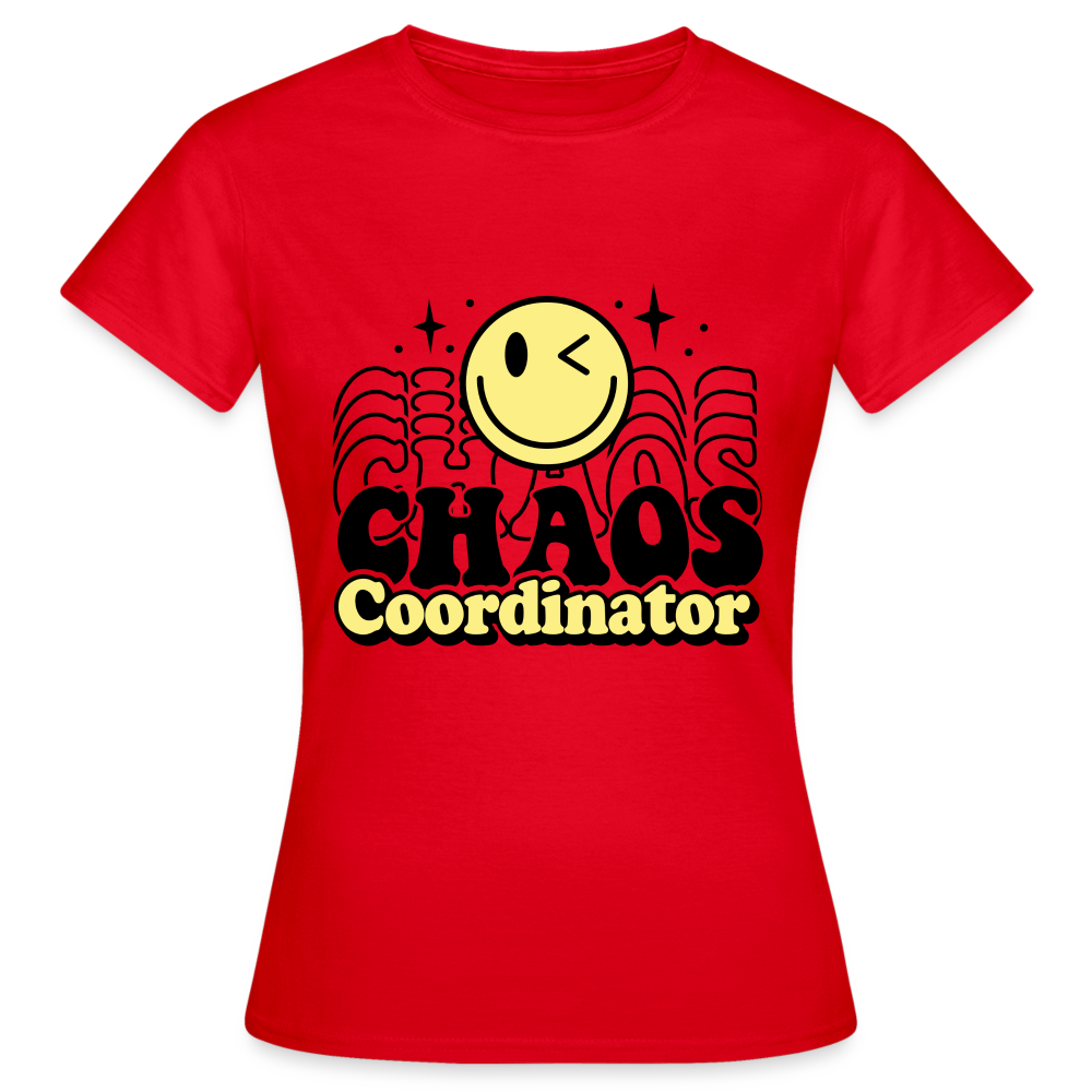 Frauen T-Shirt "CHAOS Coordinator" - Rot