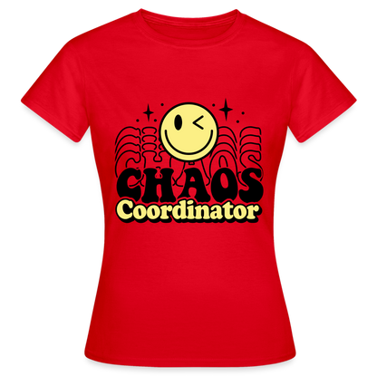 Frauen T-Shirt "CHAOS Coordinator" - Rot