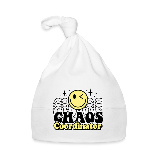 Baby Mütze "CHAOS Coordinator" - weiß