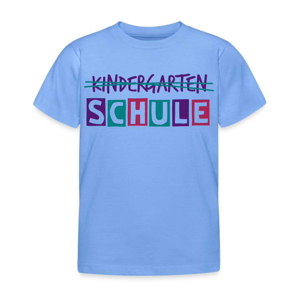 Kinder T-Shirt "Schule2" - Himmelblau