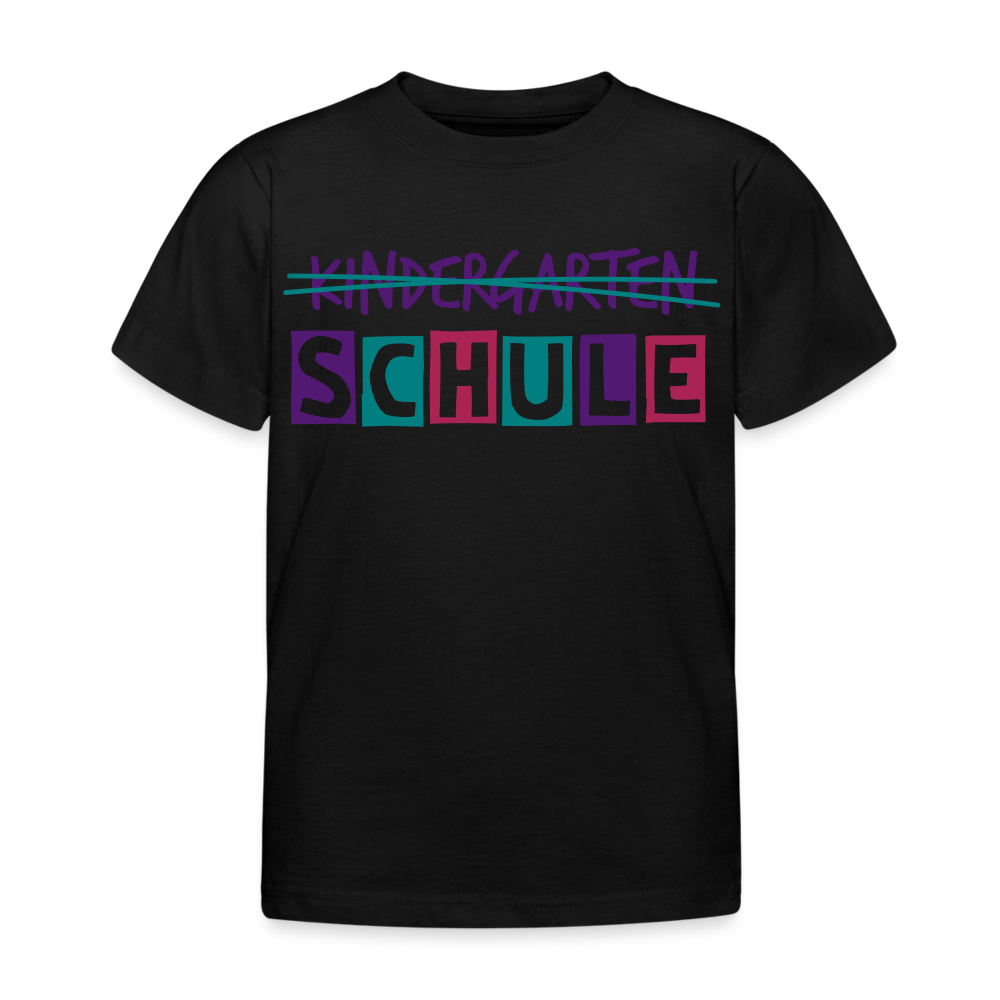 Kinder T-Shirt "Schule2" - Schwarz