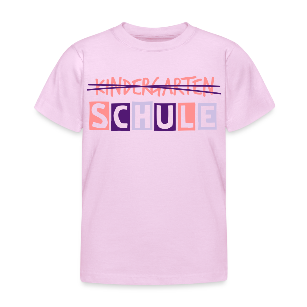 Kinder T-Shirt "Schule3" - Hellrosa