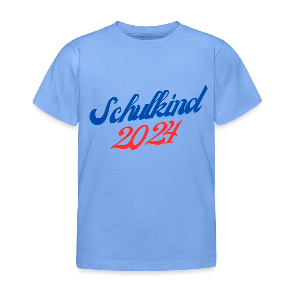 Kinder T-Shirt "Schulkind 1" - Himmelblau