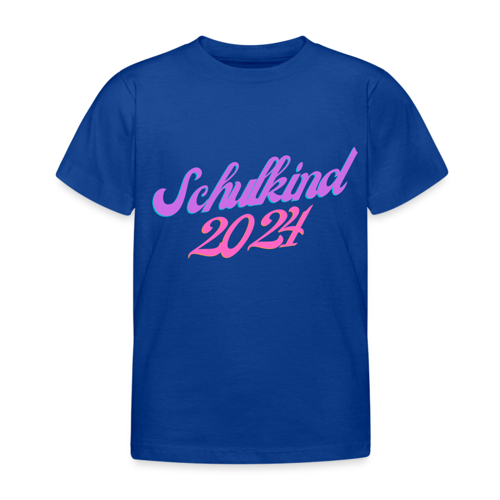 Kinder T-Shirt "Schulkind 2" - Royalblau
