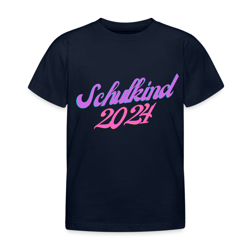 Kinder T-Shirt "Schulkind 2" - Navy