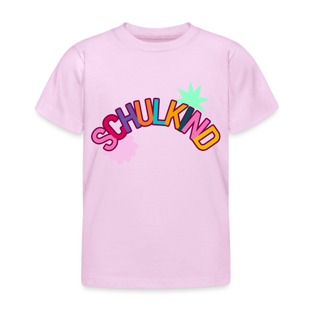 Kinder T-Shirt "Schulkind 4" - Hellrosa
