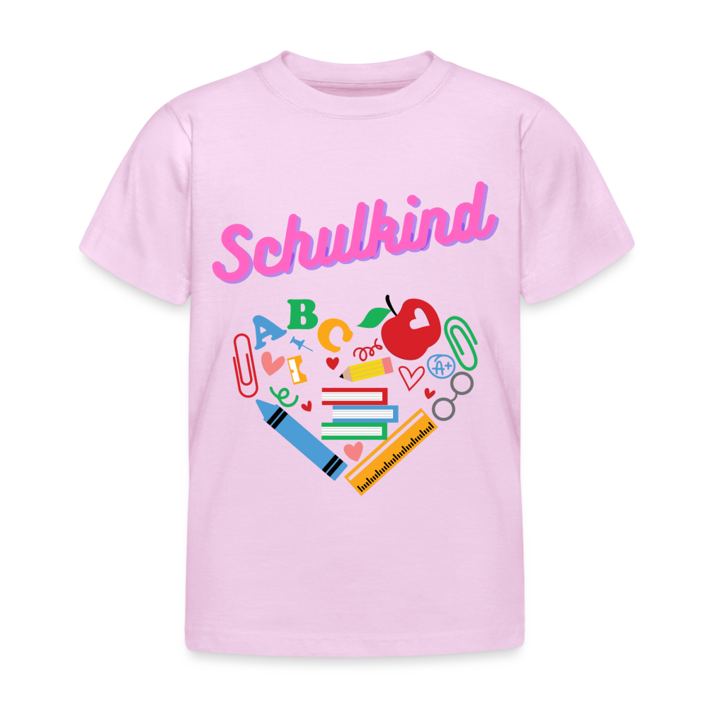 Kinder T-Shirt "Schulkind 5" - Hellrosa