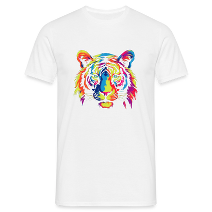 Männer T-Shirt "Tiger" - weiß