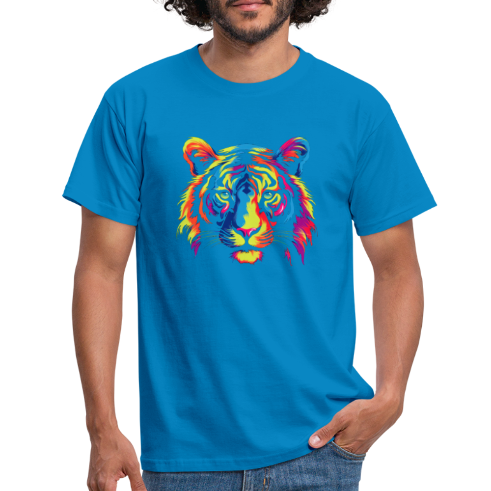 Männer T-Shirt "Tiger" - Royalblau