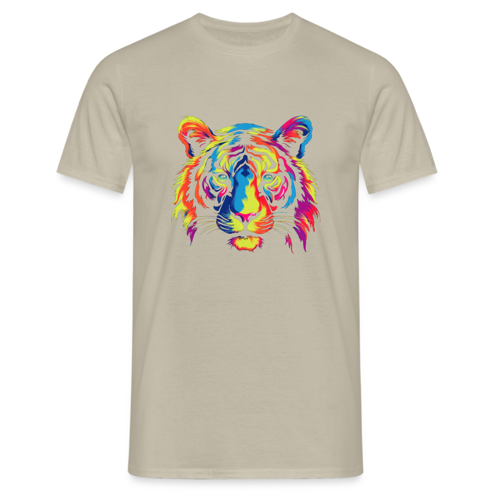 Männer T-Shirt "Tiger" - Sandbeige