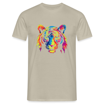 Männer T-Shirt "Tiger" - Sandbeige