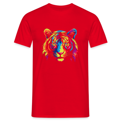 Männer T-Shirt "Tiger" - Rot