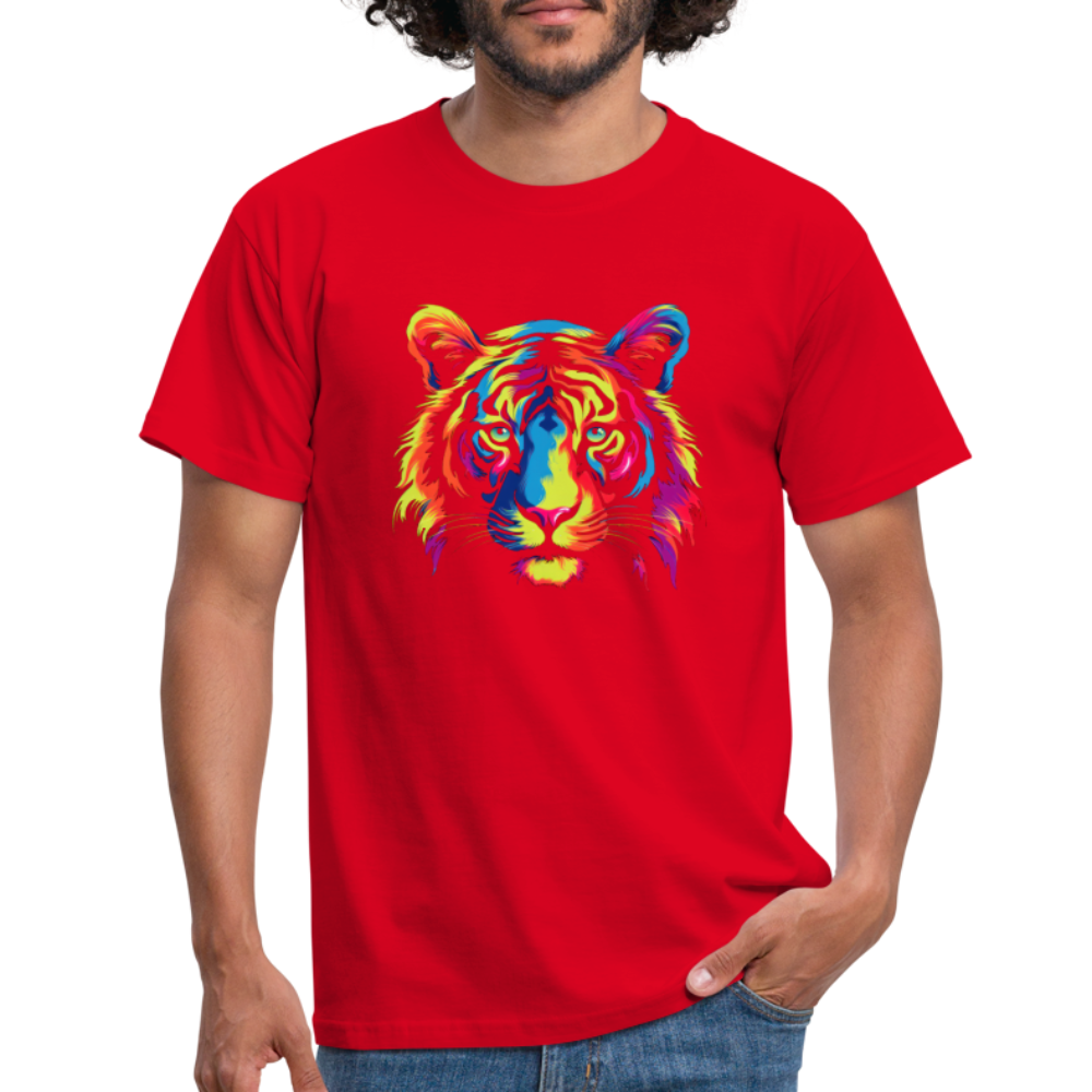 Männer T-Shirt "Tiger" - Rot
