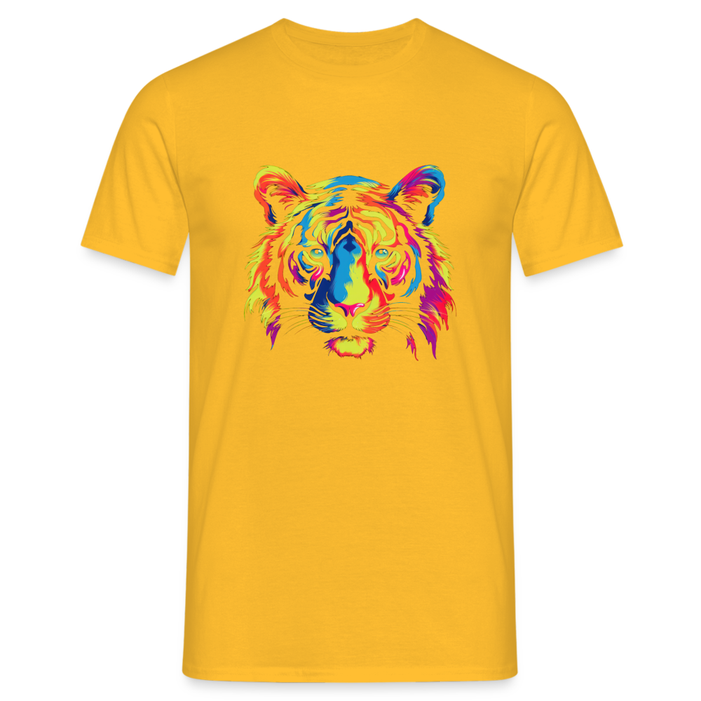 Männer T-Shirt "Tiger" - Gelb