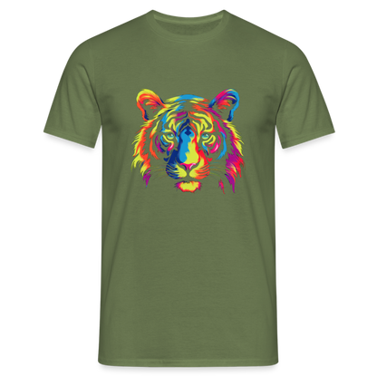 Männer T-Shirt "Tiger" - Militärgrün