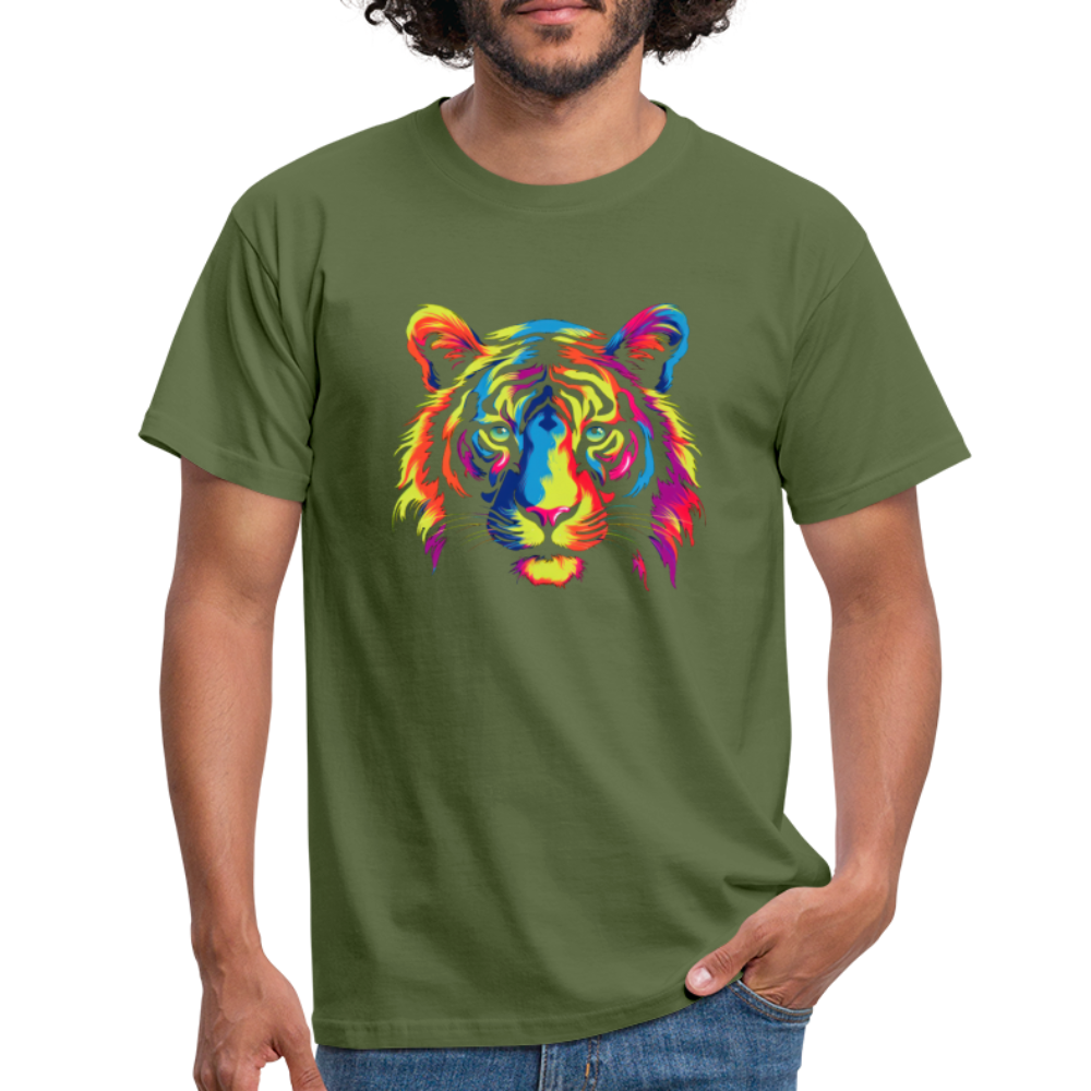 Männer T-Shirt "Tiger" - Militärgrün