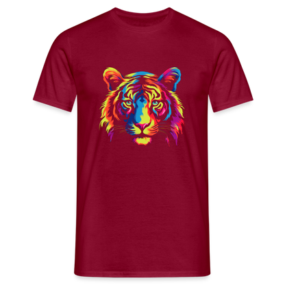 Männer T-Shirt "Tiger" - Ziegelrot