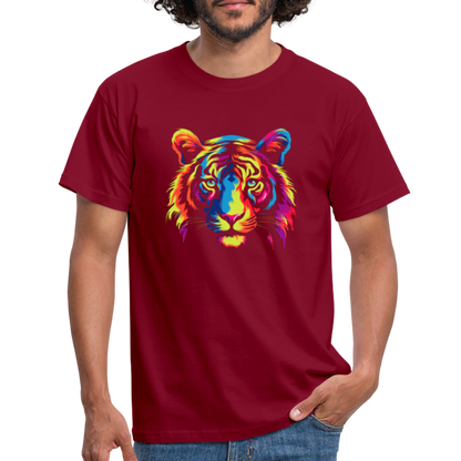 Männer T-Shirt "Tiger" - Ziegelrot