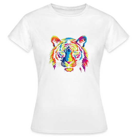 Frauen T-Shirt "Tiger" - weiß